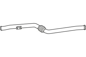 Pakoputki, Keskellä, MERCEDES-BENZ C-KLASS [W204], C-KLASS T-Model [S204], 2044907619