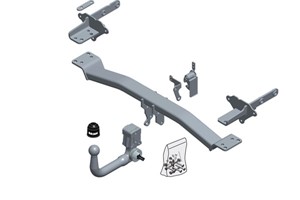 Vetokoukku, irrotettava, FIAT 500X, JEEP COMPASS, RENEGADE SUV