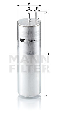 Polttoainesuodatin MANN-FILTER WK 8020