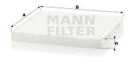 Raitisilmasuodatin MANN-FILTER CU 2544