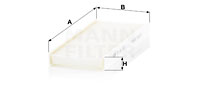 Raitisilmasuodatin MANN-FILTER CU 25 010-2