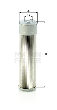 Suodatin, työhydrauliikka MANN-FILTER H 724/3