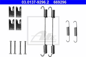 Tarvikesarja, jarrukengät, Taka-akseli, FIAT,OPEL,VAUXHALL, 16 08 015, 20 86 030, 77363945, 95512094, 95515111, 9947691