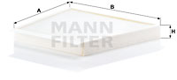Raitisilmasuodatin MANN-FILTER CU 3172/1