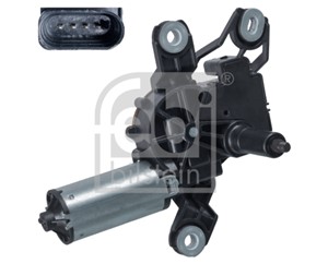 Pyyhkijän moottori, Takana, SEAT,VW, 5K6 955 711 A, 5K6 955 711 B