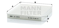 Raitisilmasuodatin MANN-FILTER CU 2043