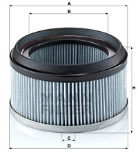 Raitisilmasuodatin MANN-FILTER CU 1836