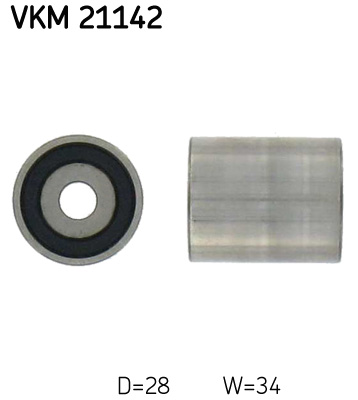 Ohjainrulla, hammashihna SKF VKM 21142