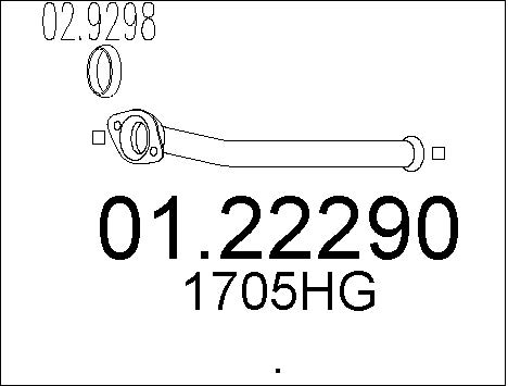 Pakoputki MTS 01.22290