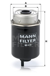 Polttoainesuodatin MANN-FILTER WK 8179