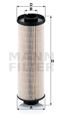 Polttoainesuodatin MANN-FILTER PU 855 x
