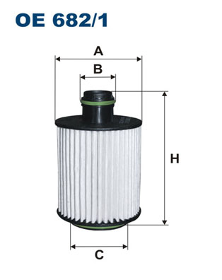 Öljynsuodatin FILTRON OE 682/1