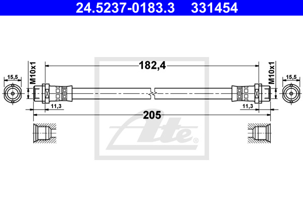 Jarruletku ATE 24.5237-0183.3