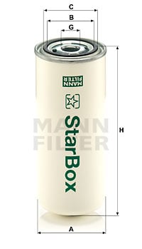 Suodatin, paineilma MANN-FILTER LB 962/22