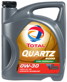 Moottoriöljy TOTAL 0W30 QUARTZ 9000 5L