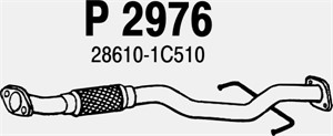 Pakoputki, Edessä, HYUNDAI GETZ, 28610-1C580, 28610-1C610