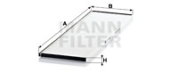 Raitisilmasuodatin MANN-FILTER CU 4926