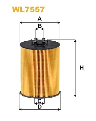 Öljynsuodatin WIX FILTERS WL7557