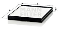 Raitisilmasuodatin MANN-FILTER CU 2628