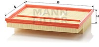 Ilmansuodatin MANN-FILTER C 30 195/2