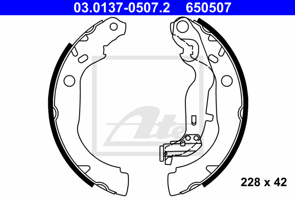 Jarrukenkäsarja ATE 03.0137-0507.2