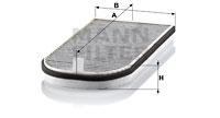 Raitisilmasuodatin MANN-FILTER CUK 3642-2