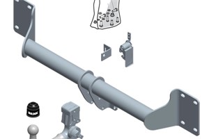 Vetokoukku, irrotettava, BMW X5 [E70, F15, F85], X6 [F16, F86]