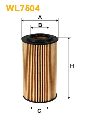 Öljynsuodatin WIX FILTERS WL7504