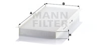 Raitisilmasuodatin MANN-FILTER CU 4054