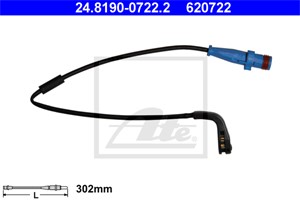 Kulumisenilmaisin, jarrupala, Etuakseli, OPEL SIGNUM Halvkombi, VECTRA C, VECTRA C GTS, VECTRA C Kombi, VAUXHALL SIGNUM, VECTRA Mk II, 1