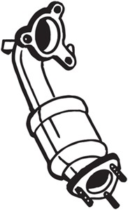 Katalysaattori, Edessä, OPEL,VAUXHALL, 55559558, 55574409, 850116, 855257