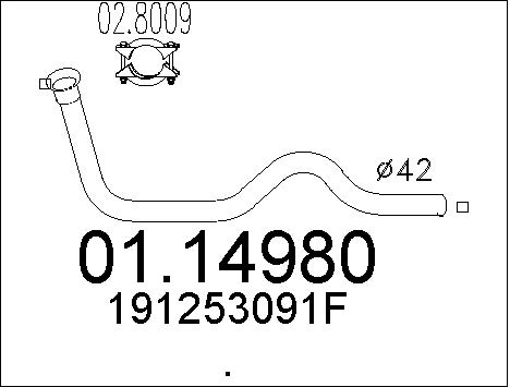 Pakoputki MTS 01.14980