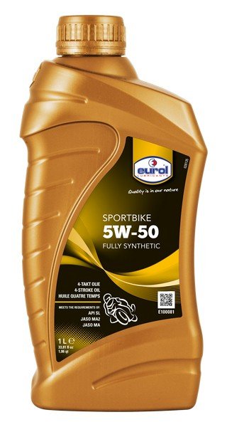 Moottoriöljy EUROL 5W50 SPORTBIKE 1L