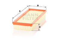 Ilmansuodatin MANN-FILTER C 36 007 KIT