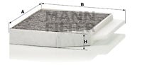 Raitisilmasuodatin MANN-FILTER CUK 26 023