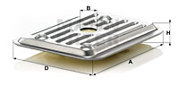Hydrauliikkasuodatin, automaattivaihteisto MANN-FILTER H 2019 KIT 2