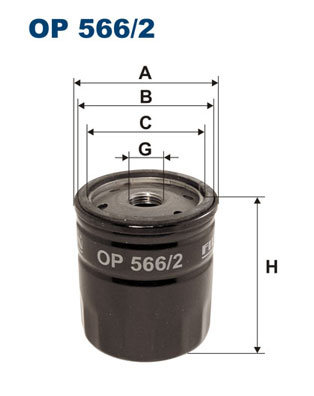Öljynsuodatin FILTRON OP 566/2