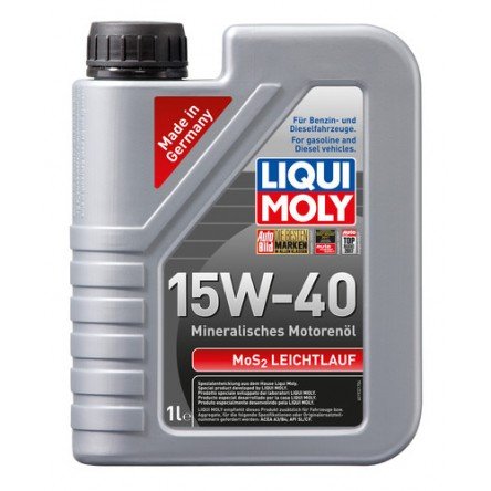 Moottoriöljy LIQUI MOLY MOS2 LOW-FRICTION 15W40 1L