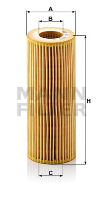 Öljynsuodatin MANN-FILTER HU 722 x