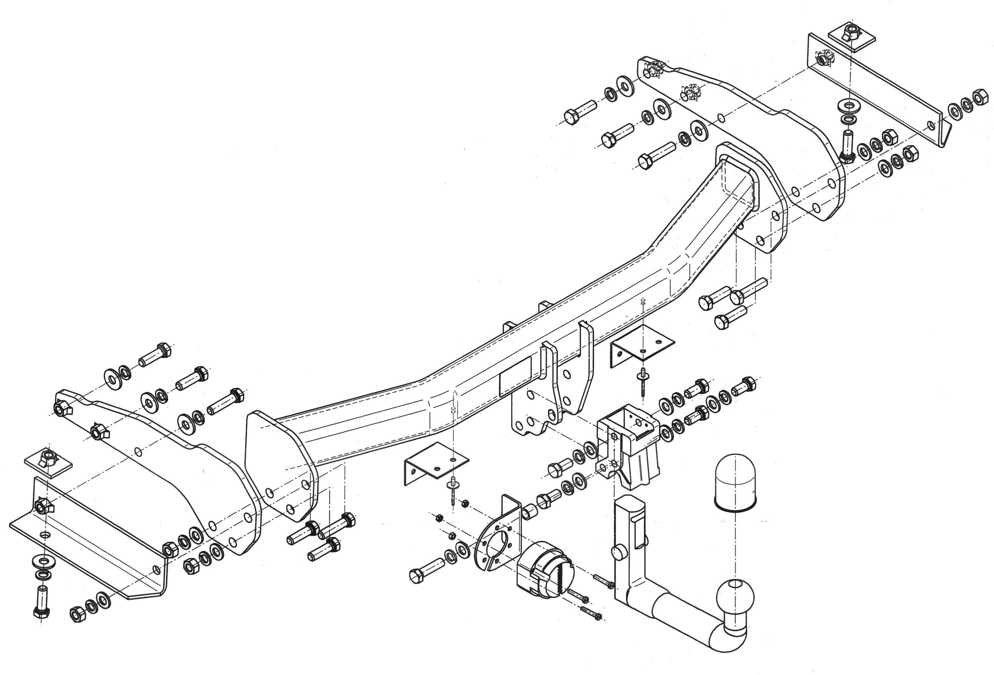 Vetokoukku STEINHOF STJ-063 Jeep Grand Cherokee '10-