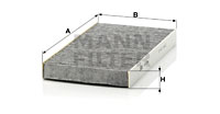 Raitisilmasuodatin MANN-FILTER CUK 2951
