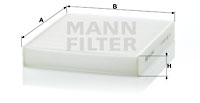 Raitisilmasuodatin MANN-FILTER CU 2440