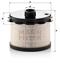 Polttoainesuodatin MANN-FILTER PU 1021 x