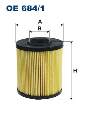 Öljynsuodatin FILTRON OE 684/1
