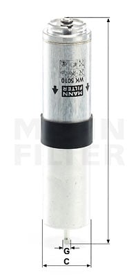 Polttoainesuodatin MANN-FILTER WK 5010 z