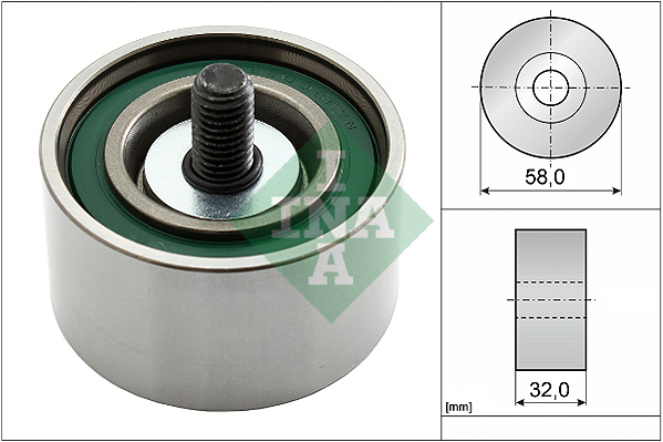 Ohjainrulla, hammashihna INA 532 0540 10