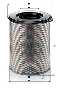 Ilmansuodatin MANN-FILTER C 32 1500