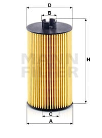 Öljynsuodatin MANN-FILTER HU 931/6 x