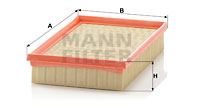 Ilmansuodatin MANN-FILTER C 2579