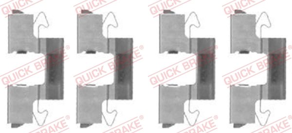 Tarvikesarja, jarrupala QUICK BRAKE 109-1714